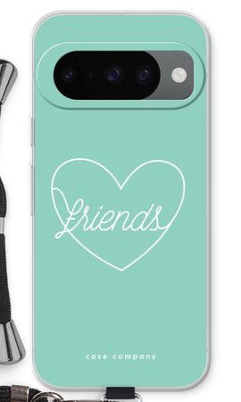 Friends heart pastel