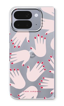 Hands pink