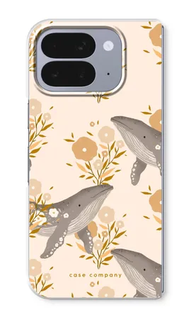 Floral Whales, Google Pixel 10 Pro Fold soft hoesje