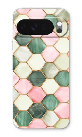 Hexagons in stained glass