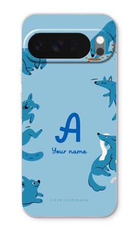 Playful Dogs Monogram