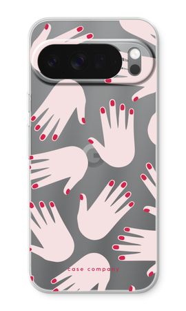 Hands pink