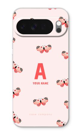 Rosy Butterflies Monogram