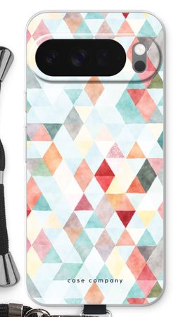 Coloured triangles pastel