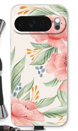 Zachtroze bloemen