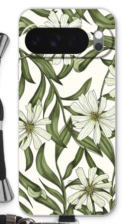 White flower pattern