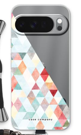 Coloured triangles pastel