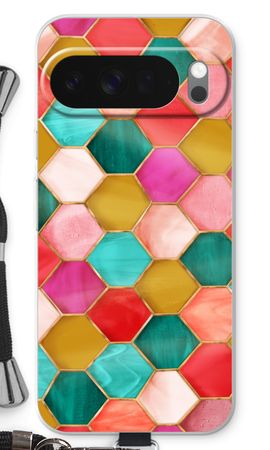 Hexagons in stained glass