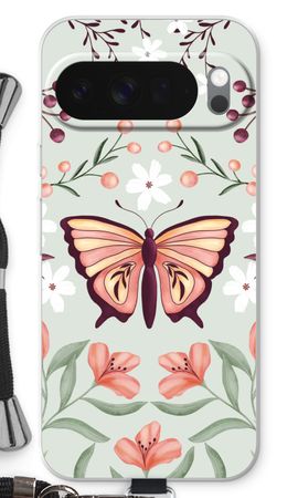 Butterfly in a floral world