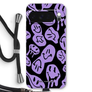 Schmelzender Smiley - Lila