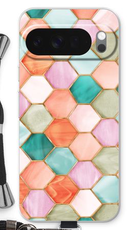 Hexagons in stained glass