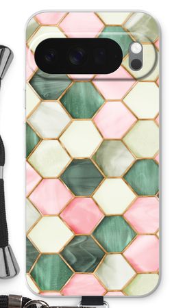 Hexagons in stained glass