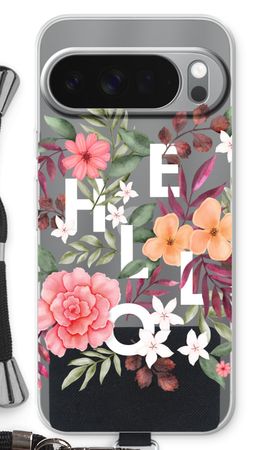 Hello in flowers