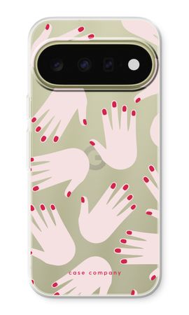Hands pink