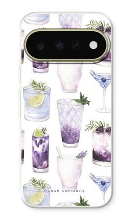 Violet cocktails