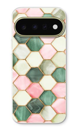 Hexagons in stained glass