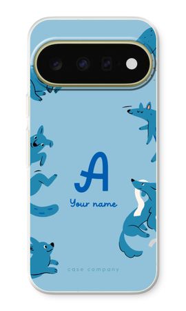 Playful Dogs Monogram