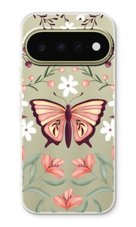 Butterfly in a floral world
