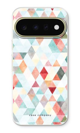 Coloured triangles pastel