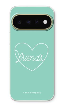 Friends heart pastel
