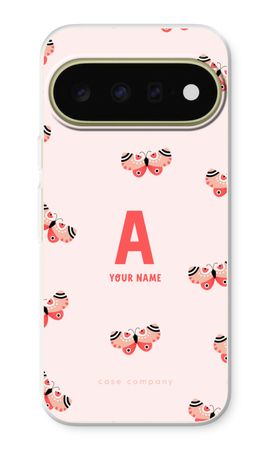 Rosy Butterflies Monogram