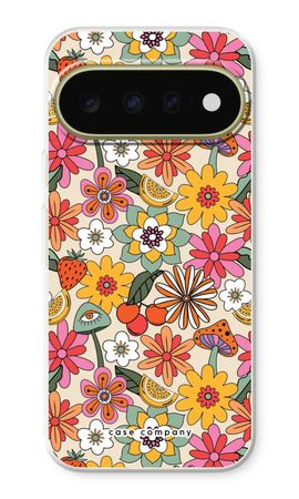 Retro Flowers N°2 - Yellow