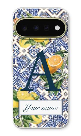 Monogram Blauwe tegels
