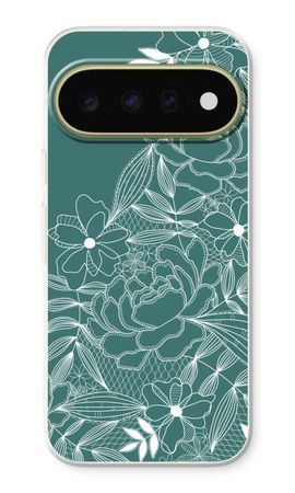 Flowers in lace