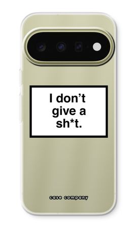 Don't give a shit