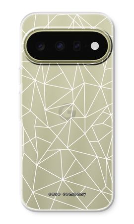Geometric lines white