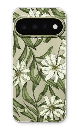 White flower pattern