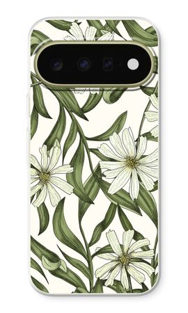 White flower pattern
