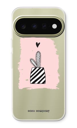 Black and white cactus