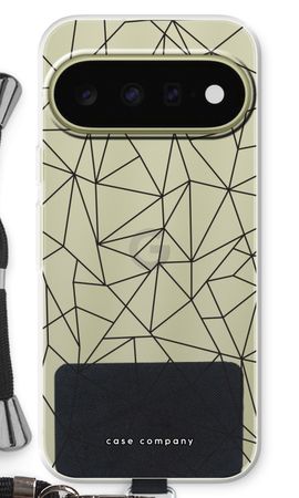 Schwarze geometrische Linien