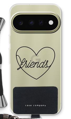 Friends heart black