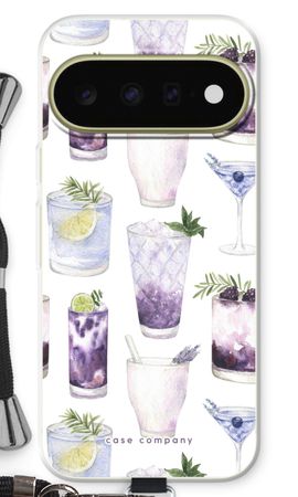 Violet cocktails