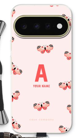 Rosy Butterflies Monogram