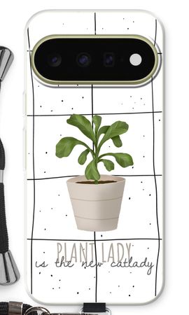 Houseplant on windowpane