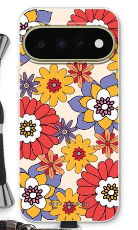 Retro Blumen - Gelb