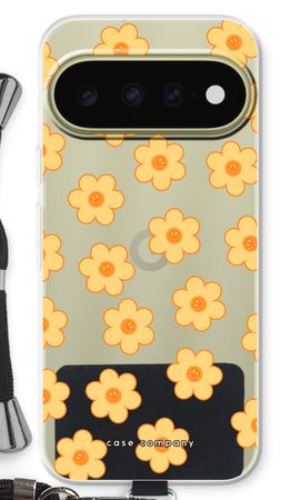 Fleur de smiley jaune