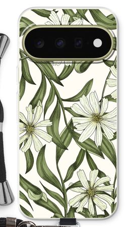 White flower pattern