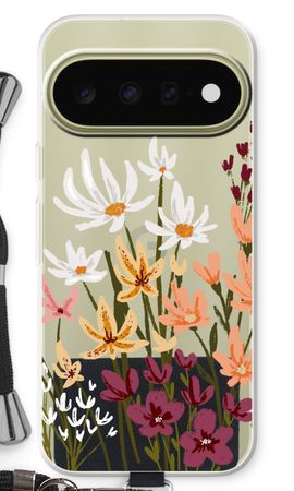 Painted wildflowers