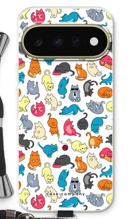 Colourful cats