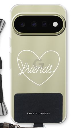 Friends heart pastel