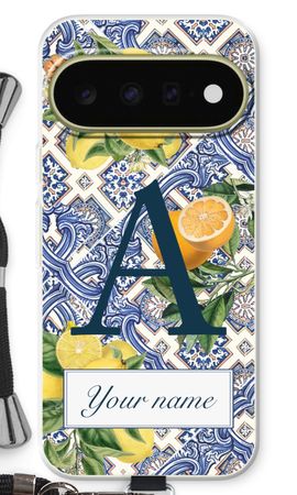 Monogram Tuiles bleues