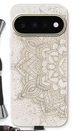 Goldenes Boho-Mandala