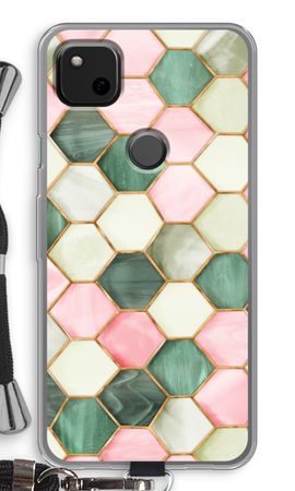 Hexagons in stained glass