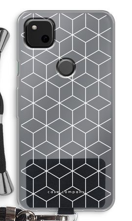 Cubes black and white