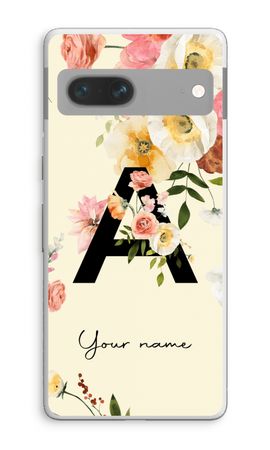 Flirty Flowers Monogram