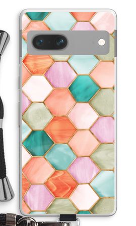 Hexagons in stained glass